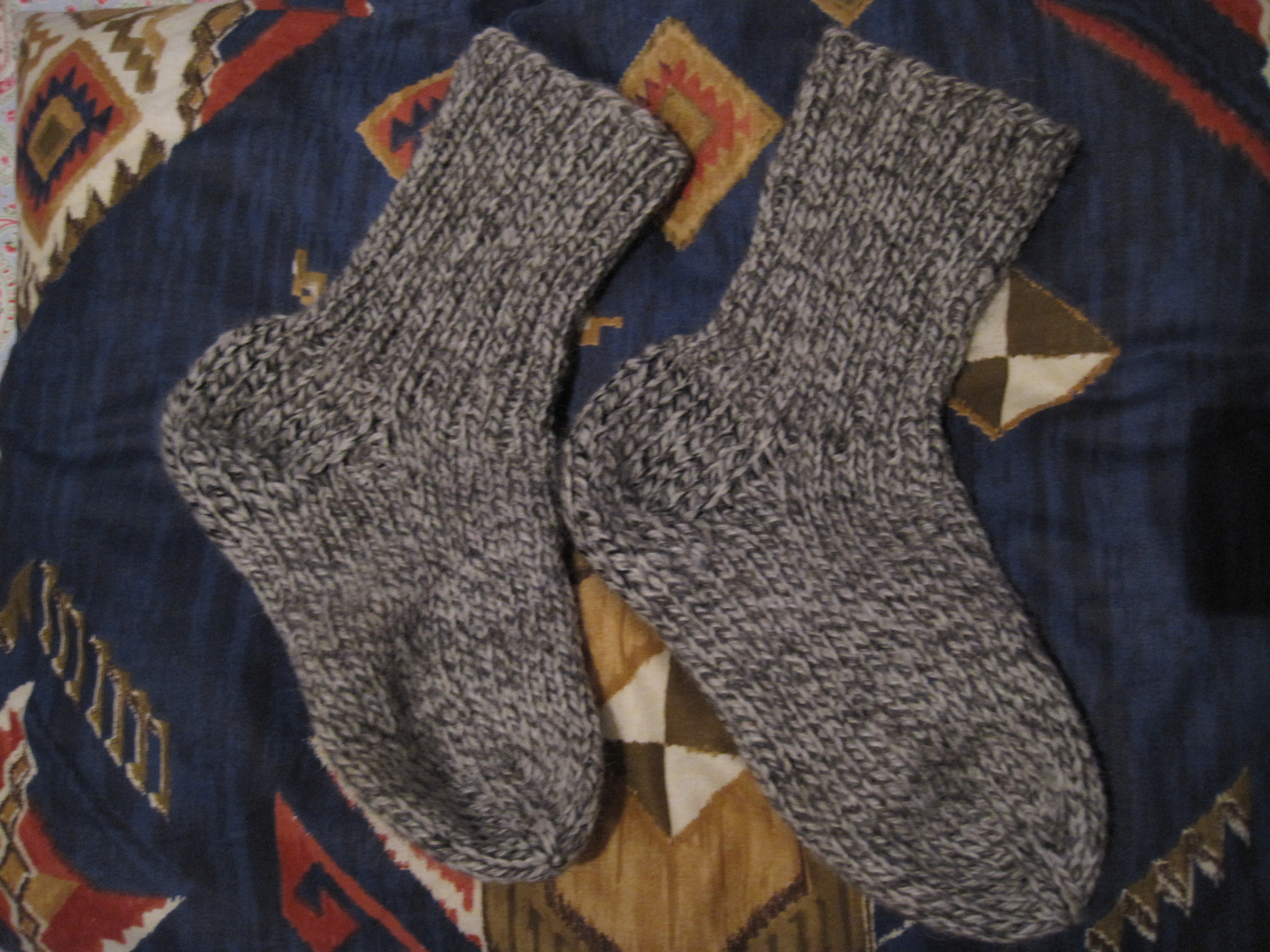 Wool socks.