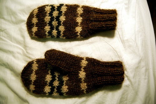 Wool socks.
