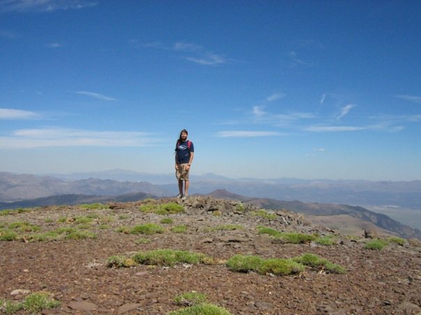 Rob on top of a mountain